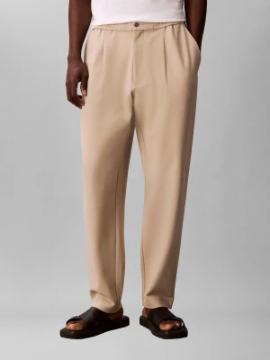 Calvin Klein Spodnie | Tapered fit beżowy