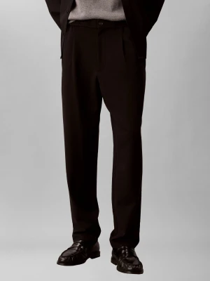 Calvin Klein Spodnie | Tapered fit czarny