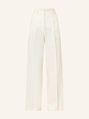 Calvin Klein Spodnie Typu Marlena Z Lnu weiss