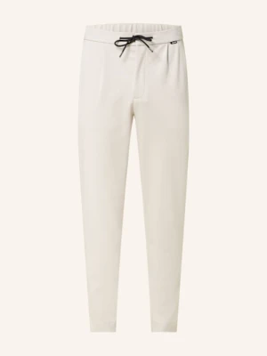 Calvin Klein Spodnie W Dresowym Stylu Tapered Fit beige