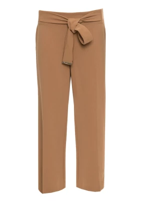 Calvin Klein Spodnie w kolorze jasnobrązowym rozmiar: M