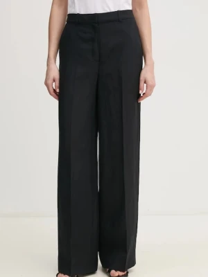 Calvin Klein spodnie z domieszką lnu