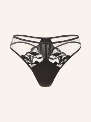 Calvin Klein Stringi Ck Black Floral Lace schwarz