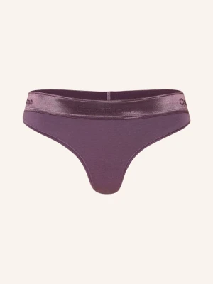 Calvin Klein Stringi Icon Cotton Modal Metallic lila