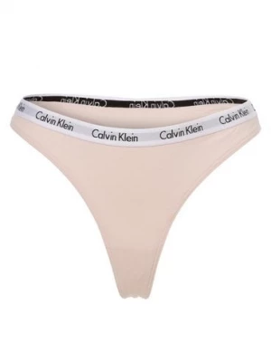 Calvin Klein Stringi Kobiety Dżersej różowy jednolity,