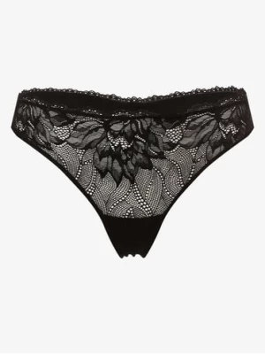 Zdjęcie produktu Calvin Klein Stringi Kobiety Sztuczne włókno czarny jednolity,