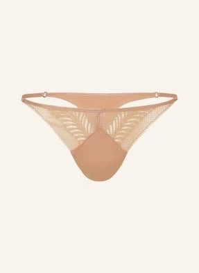 Calvin Klein Stringi Minimalist Lace beige