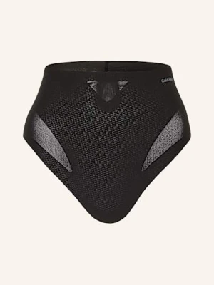 Calvin Klein Stringi Modelujące Stay-Put Mesh schwarz