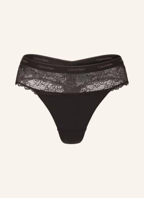 Calvin Klein Stringi Modern Lace schwarz