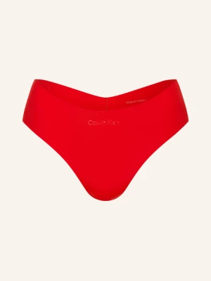 Calvin Klein Stringi Perfectly Fit rot CZERWONY