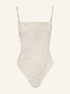 Calvin Klein Strój Kąpielowy Bandeau beige