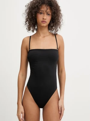 Calvin Klein strój kąpielowy jednoczęściowy damski czarny