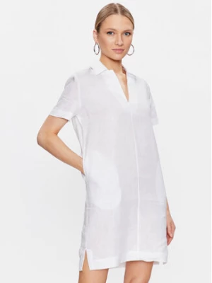 Calvin Klein Sukienka codzienna K20K205604 Biały Regular Fit