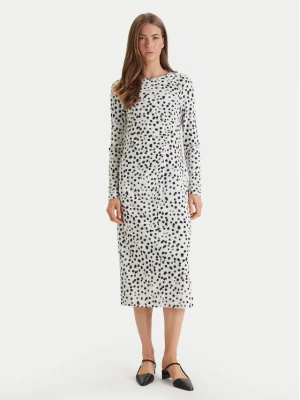 Calvin Klein Sukienka codzienna LV044E212G Écru Slim Fit Kremowy