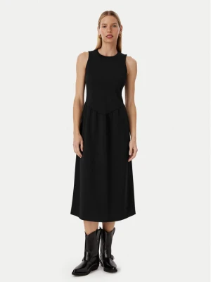 Calvin Klein Sukienka codzienna LV044G207G Czarny Regular Fit