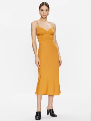 Calvin Klein Sukienka koktajlowa K20K205228 Pomarańczowy Slim Fit