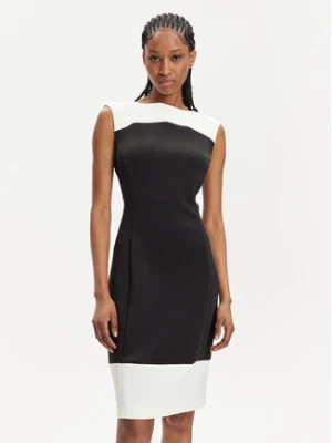 Calvin Klein Sukienka koktajlowa Neoprene K20K207029 Czarny Slim Fit
