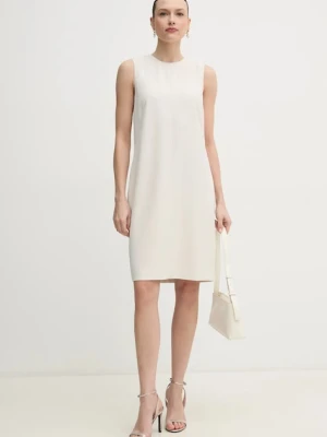 Calvin Klein sukienka kolor beżowy mini prosta K20K208390