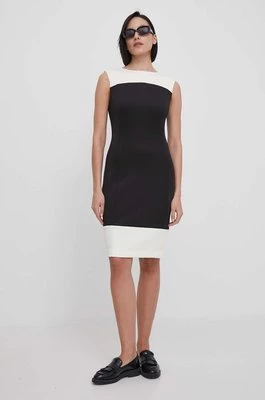 Calvin Klein sukienka kolor czarny mini dopasowana K20K207029