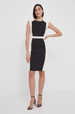 Calvin Klein sukienka kolor czarny mini dopasowana K20K207074