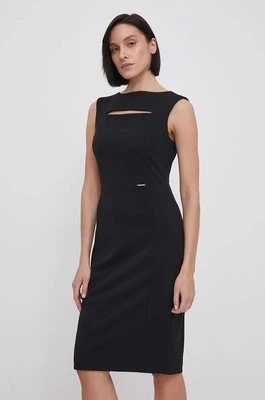 Calvin Klein sukienka kolor czarny mini prosta K20K207035
