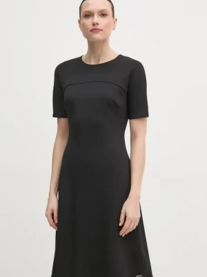 Calvin Klein sukienka kolor czarny mini rozkloszowana K20K208151