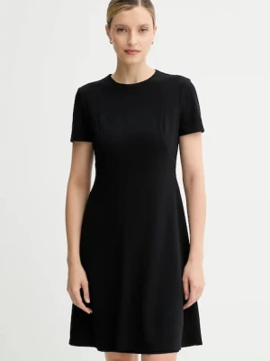 Calvin Klein sukienka kolor czarny mini rozkloszowana LV044C064G