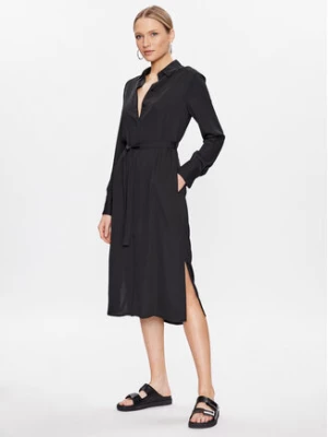 Calvin Klein Sukienka koszulowa K20K205218 Czarny Regular Fit