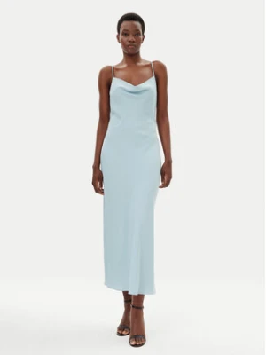 Calvin Klein Sukienka letnia LV044B053G Błękitny Slim Fit