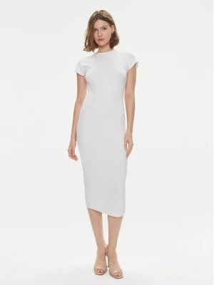 Calvin Klein Sukienka letnia Q-Nova K20K206537 Biały Slim Fit