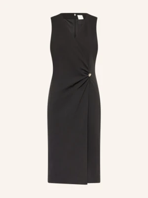 Calvin Klein Sukienka O Kroju Kopertowym schwarz