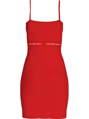 Calvin Klein Sukienka w kolorze czerwonym rozmiar: L