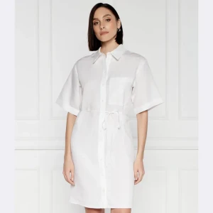 Calvin Klein Sukienka | z dodatkiem lnu