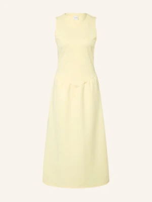 Calvin Klein Sukienka Z Dżerseju beige
