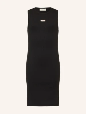 Calvin Klein Sukienka Z Dżerseju schwarz
