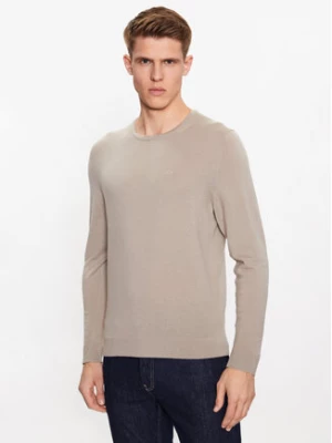 Calvin Klein Sweter K10K109474 Beżowy Regular Fit