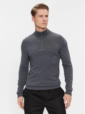 Calvin Klein Sweter K10K110421 Szary Regular Fit