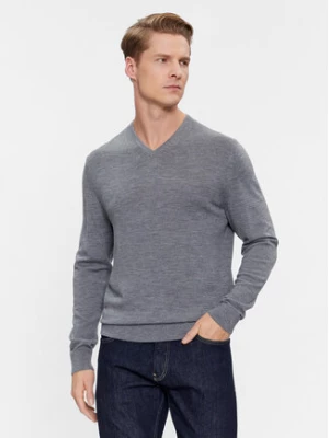 Calvin Klein Sweter K10K110423 Szary Slim Fit