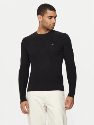 Calvin Klein Sweter K10K113031 Czarny Regular Fit