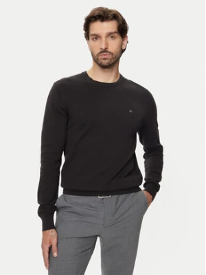 Calvin Klein Sweter K10K113410 Czarny Slim Fit