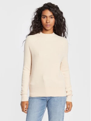 Calvin Klein Sweter K20K204767 Beżowy Regular Fit