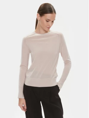 Calvin Klein Sweter K20K205777 Beżowy Regular Fit