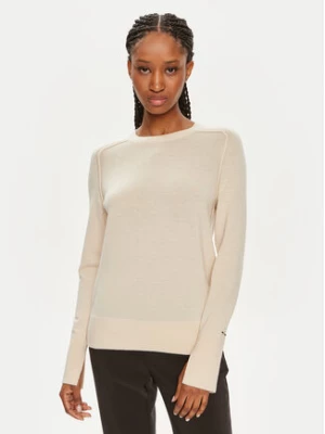 Calvin Klein Sweter K20K207575 Beżowy Regular Fit