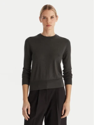 Calvin Klein Sweter LV044D370G Szary Regular Fit