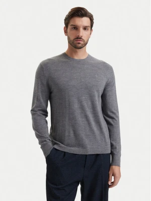 Calvin Klein Sweter LV04LB305G Szary Regular Fit