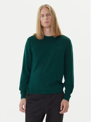 Calvin Klein Sweter LV04LB305G Zielony Regular Fit