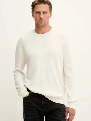 Calvin Klein sweter męski kolor beżowy lekki LV04LB327G