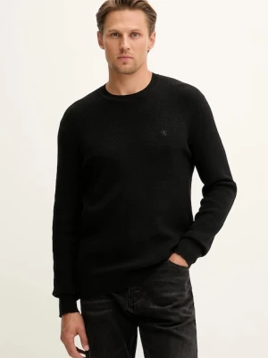 Calvin Klein sweter męski kolor czarny lekki LV04LB327G