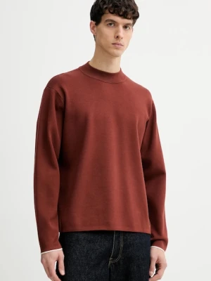 Calvin Klein sweter męski kolor pomarańczowy z półgolfem LV04LD313G