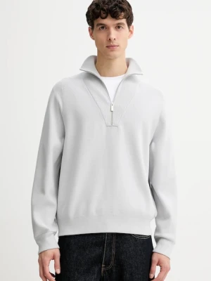 Calvin Klein sweter męski kolor szary LV040BM333